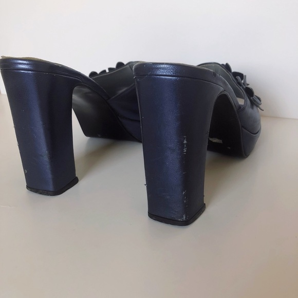 Vintage 90’s Aldo Platform Square Toe Heels - Picture 7 of 16